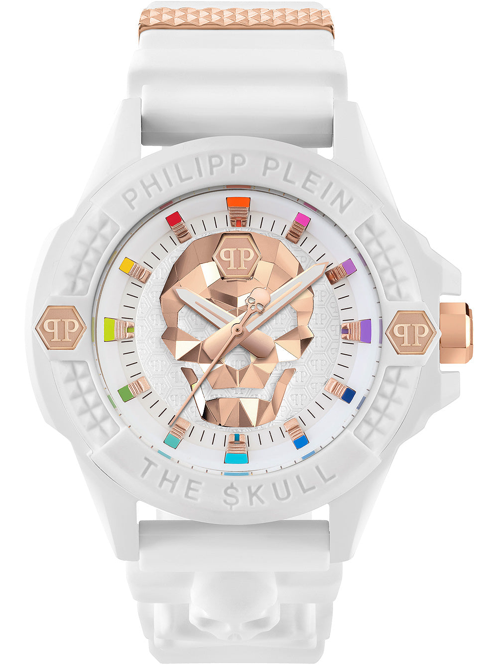 Philipp Plein PWUBA0123 The $kull Ecoceramic vyriškas laikrodis 44mm 5ATM