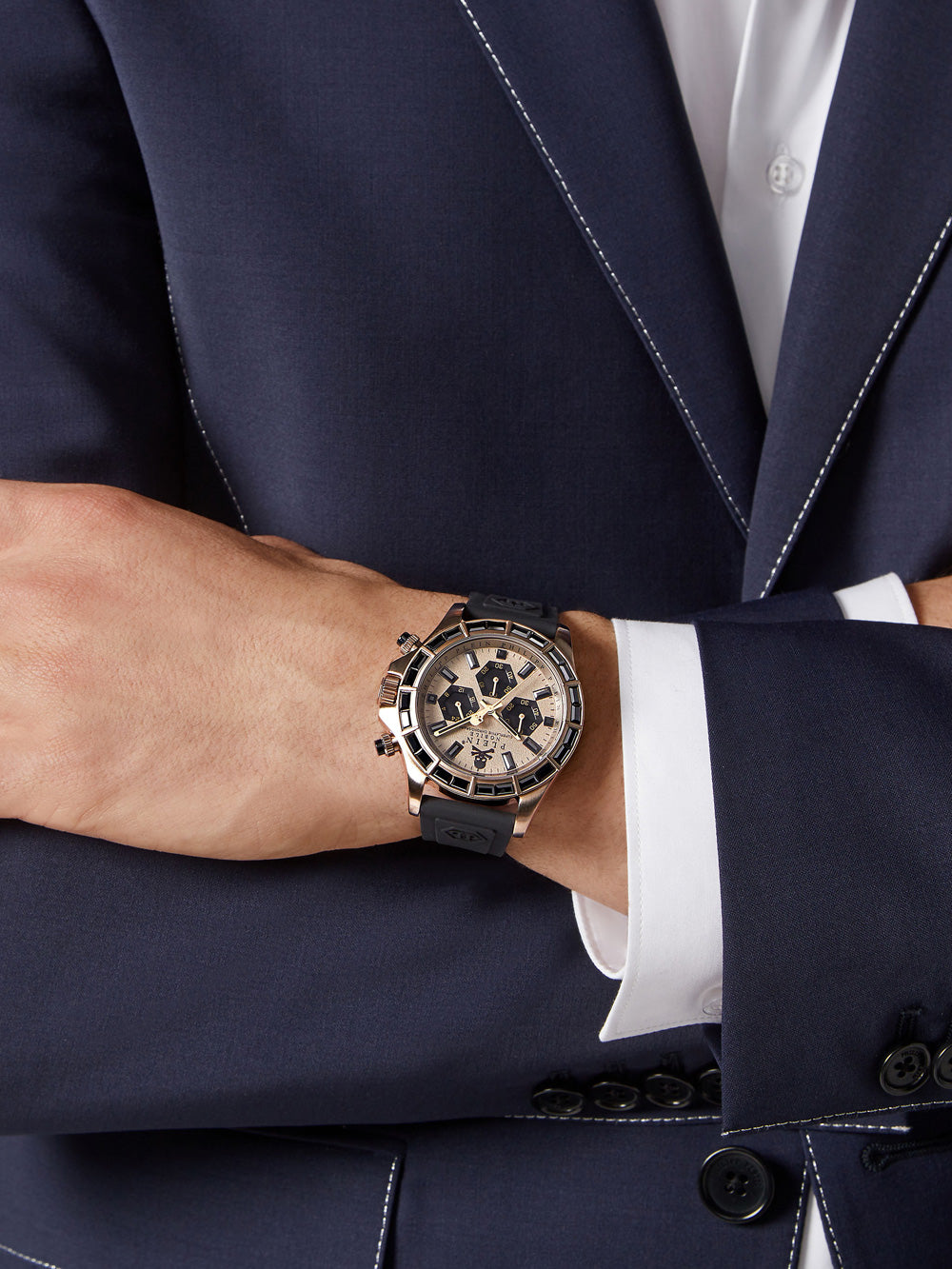 Philipp Plein PWVAA0223 Street Couture Chronograph vyriškas laikrodis 43mm 5ATM
