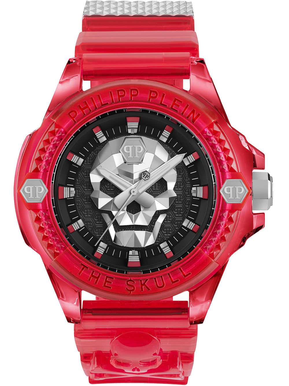 Philipp Plein PWWAA0223 The Skull 44mm vyriškas laikrodis 44mm 5ATM