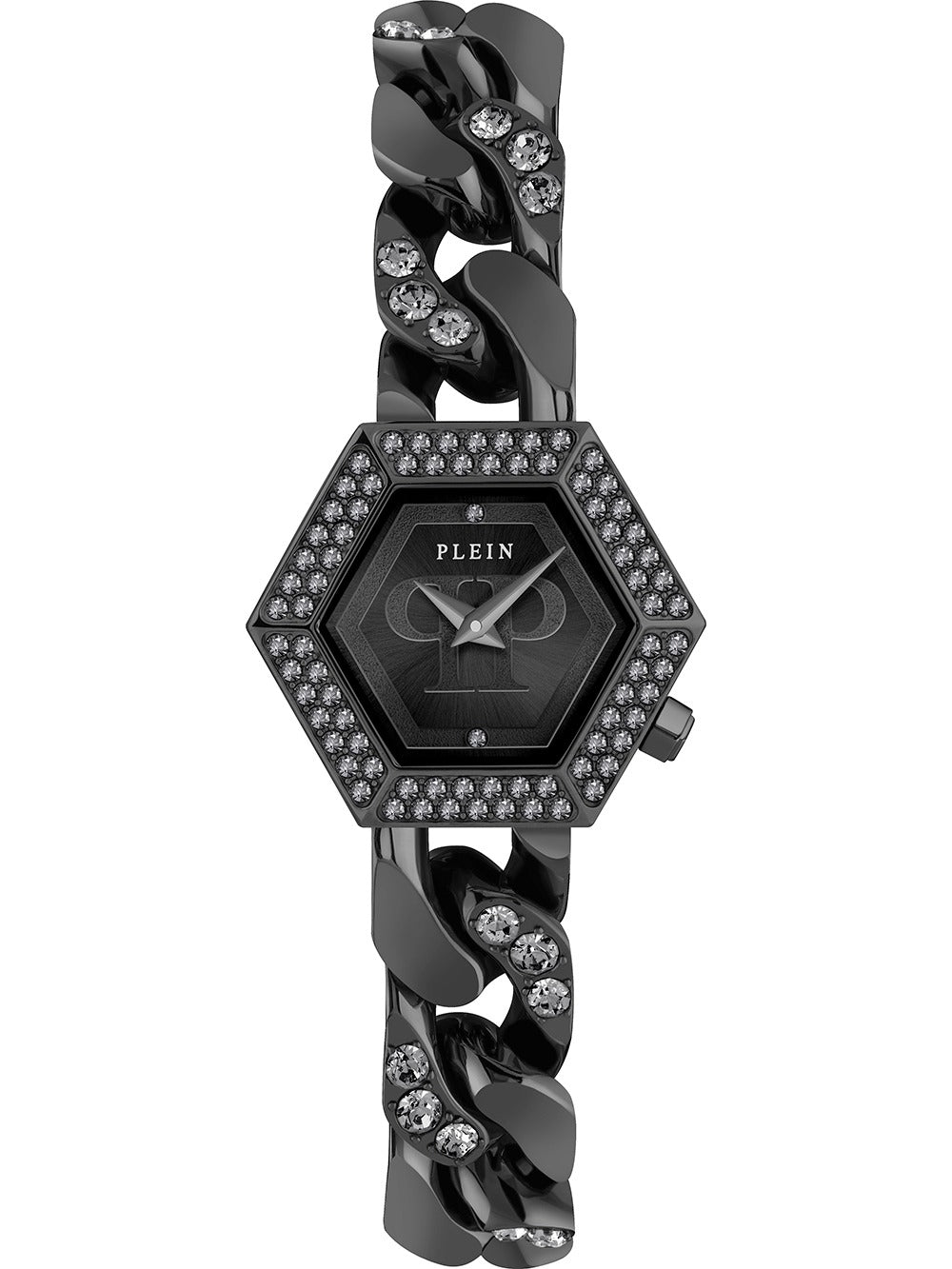 Philipp Plein PWWBA0423 moteriškas laikrodis The Hexagon Groumette 28mm 5ATM