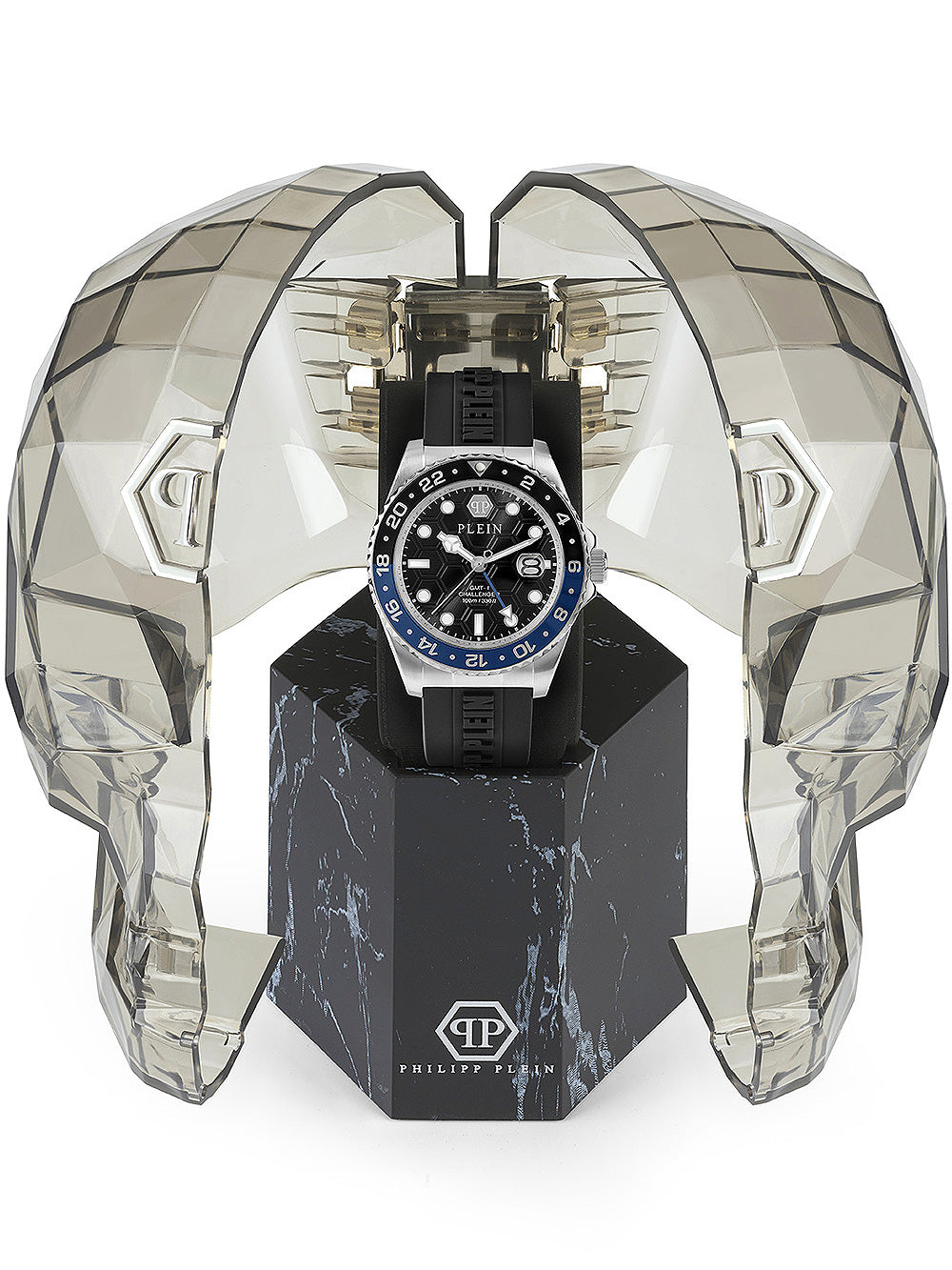 Philipp Plein PWYBA0123 Hyper $port GMT vyriškas laikrodis 44mm 10ATM