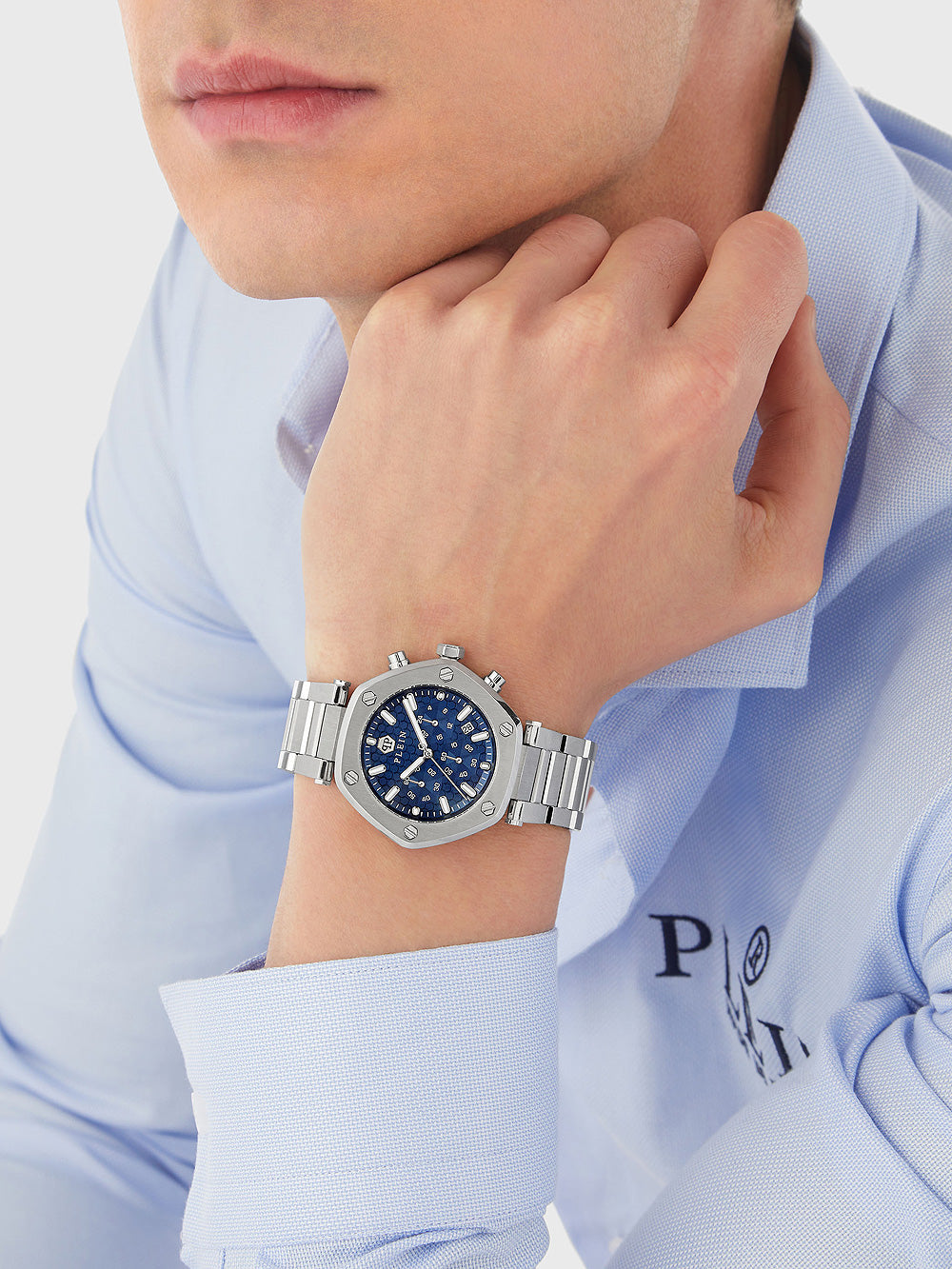 Philipp Plein PWZBA0323 The Hexagon Chronograph Unisex laikrodis 42mm 5ATM