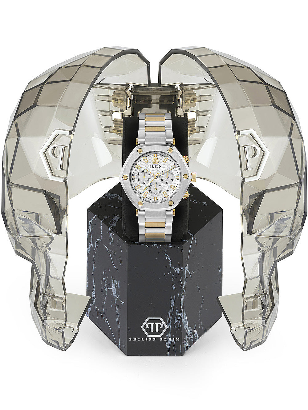 Philipp Plein PWZBA0423 The Hexagon Chronograph Unisex laikrodis 42mm 5ATM