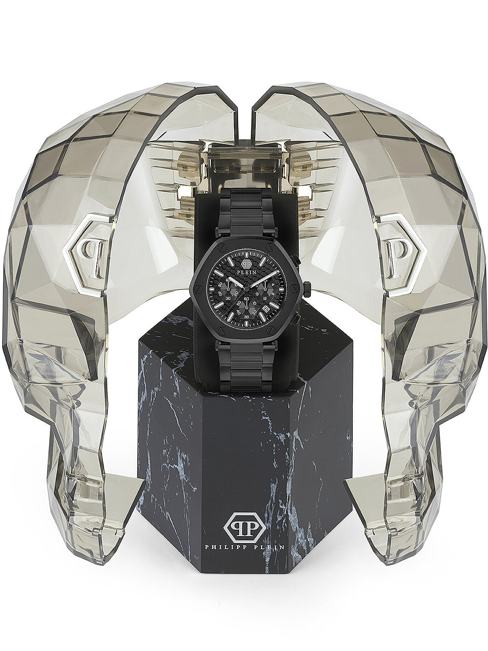 Philipp Plein PWZBA0623 The Hexagon Chronograph Unisex laikrodis 42mm 5ATM