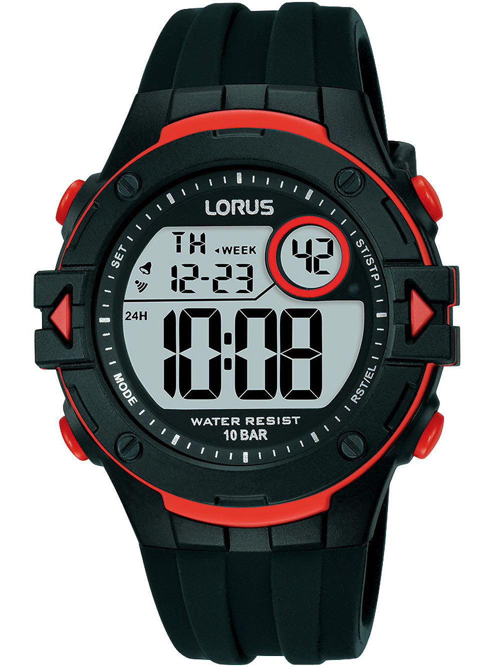 Lorus R2323PX9 Digital vyriškas laikrodis 40mm 10ATM