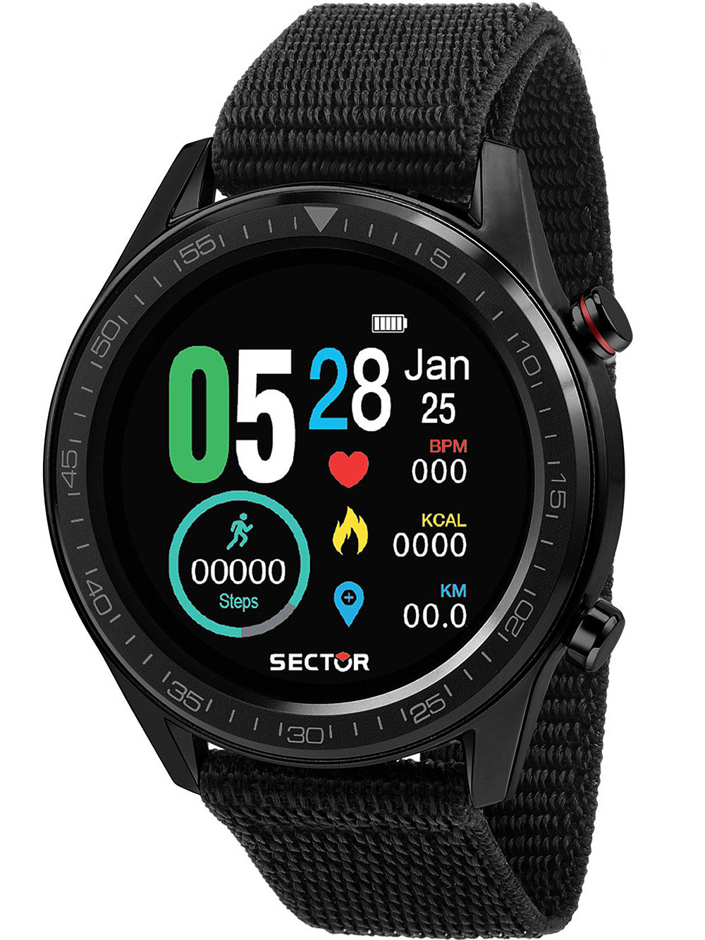 Sector R3251545002 S-02 Smart vyriškas laikrodis 46mm