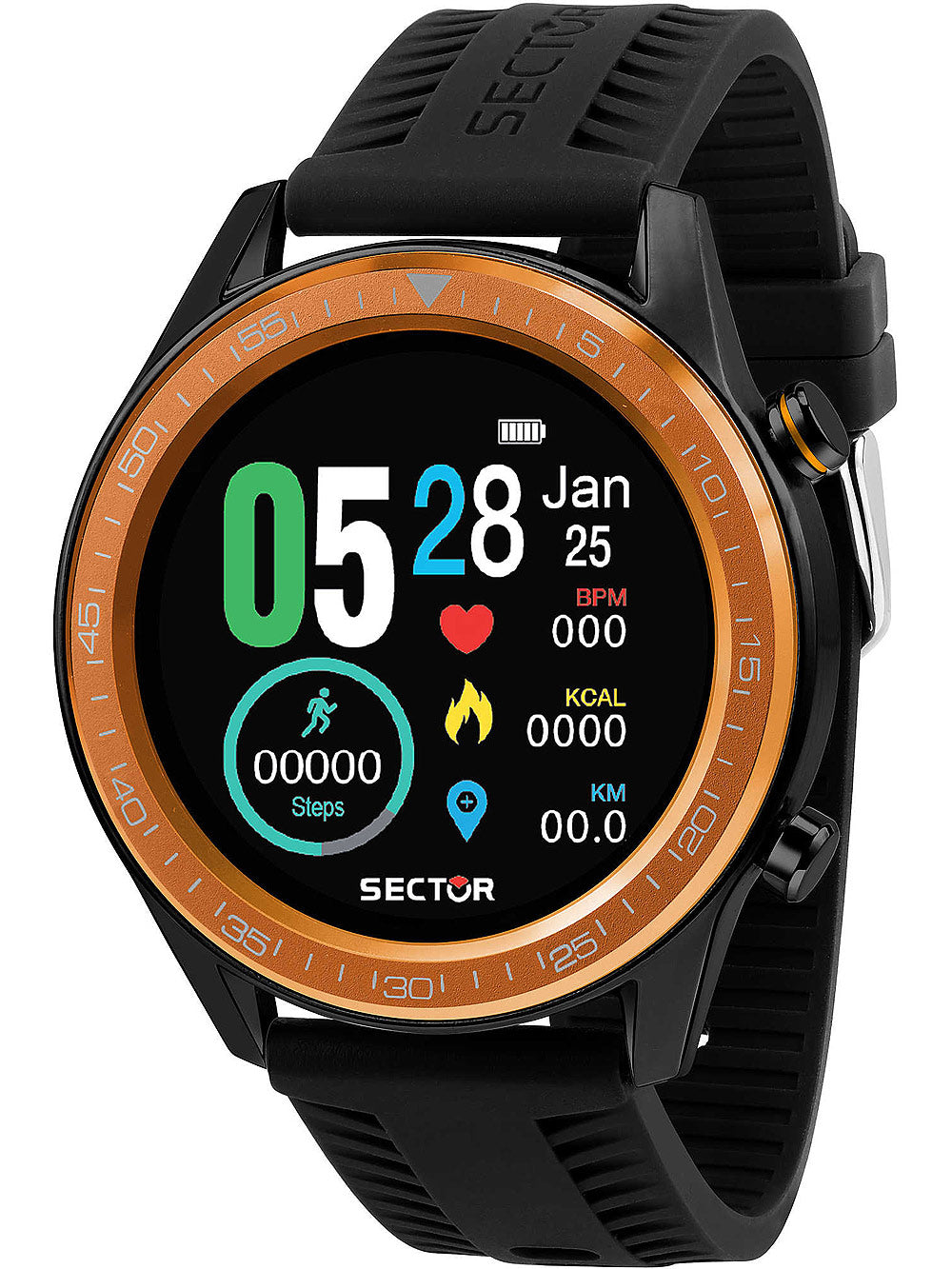 Sector R3251545003 S-02 Smart vyriškas laikrodis 46mm