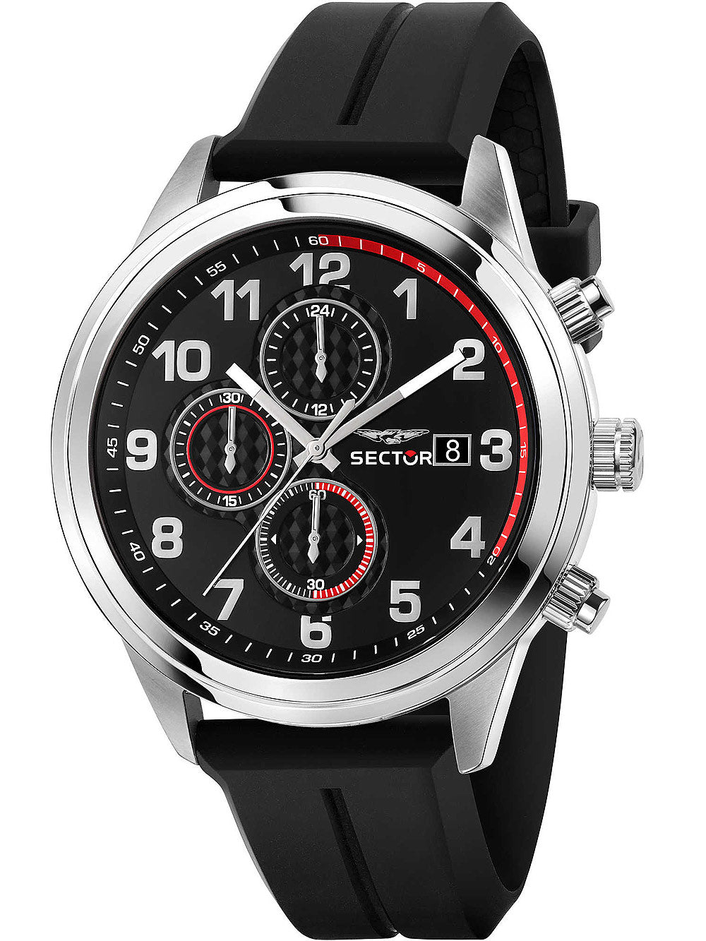 Sector R3271740001 series 670 Chronograph vyriškas laikrodis 45mm 5ATM