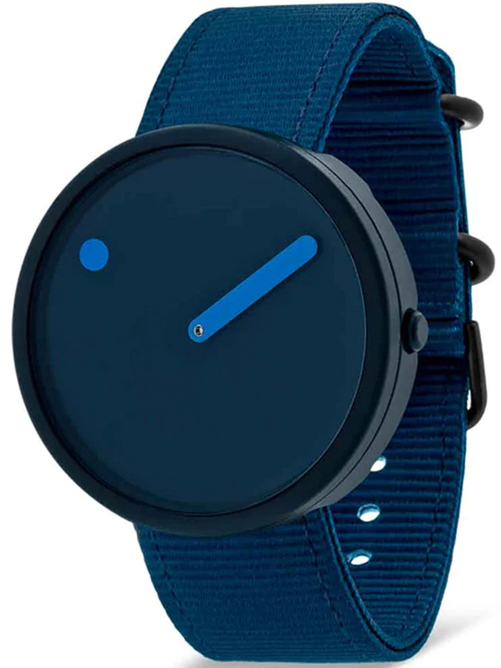 PICTO R44001-R001 Unisex laikrodis Ghost Nets Navy Blue 40mm 5ATM