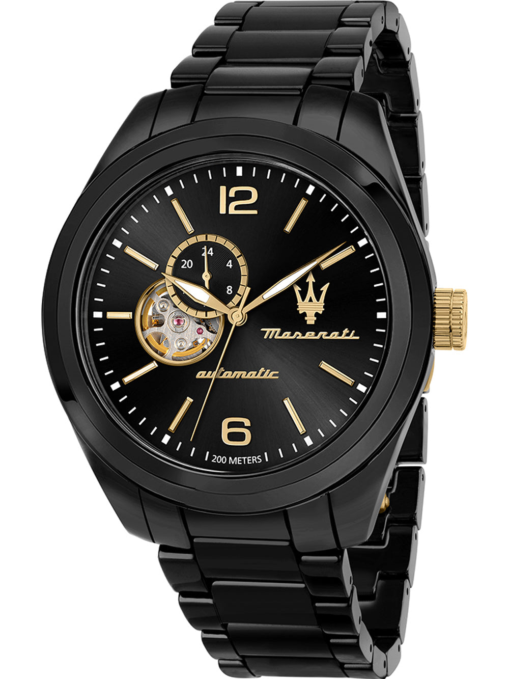 Maserati R8823150001 Traguardo vyriškas laikrodis Automatic 45mm 20ATM