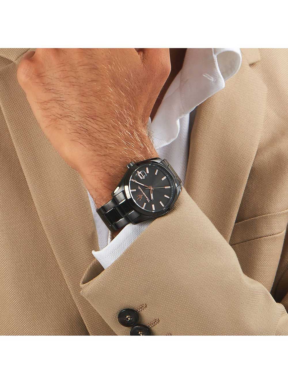 Maserati R8853151015 vyriškas laikrodis Attrazione 43mm 5ATM