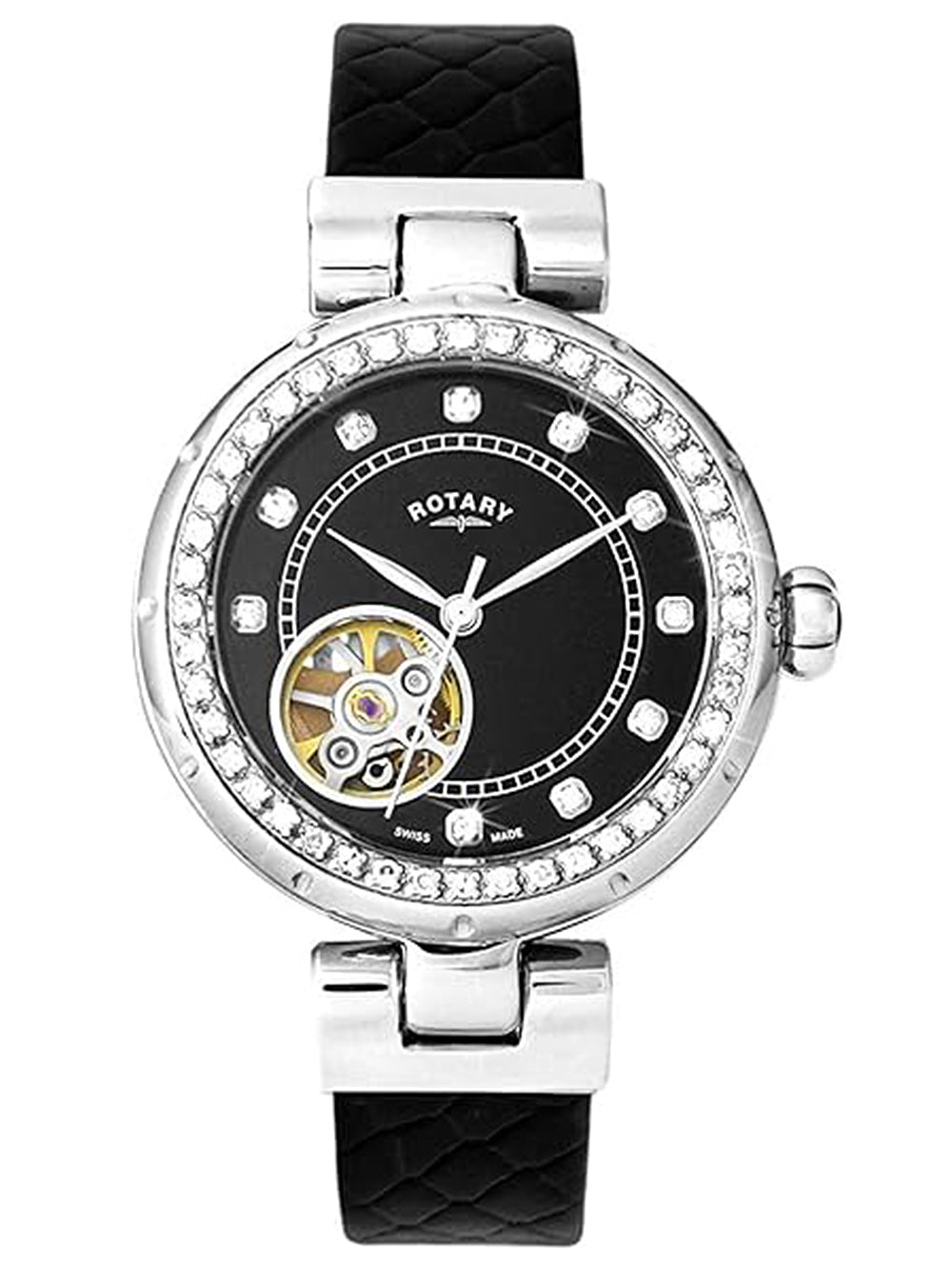 Rotary LS003/A/13 Skeleton moteriškas laikrodis Automatic 34mm 5ATM