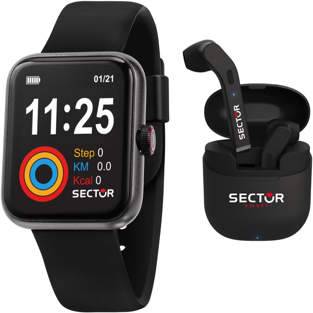 Sector R3251282008 S-03 Unisex laikrodis Smartlaikrodis Set 38mm