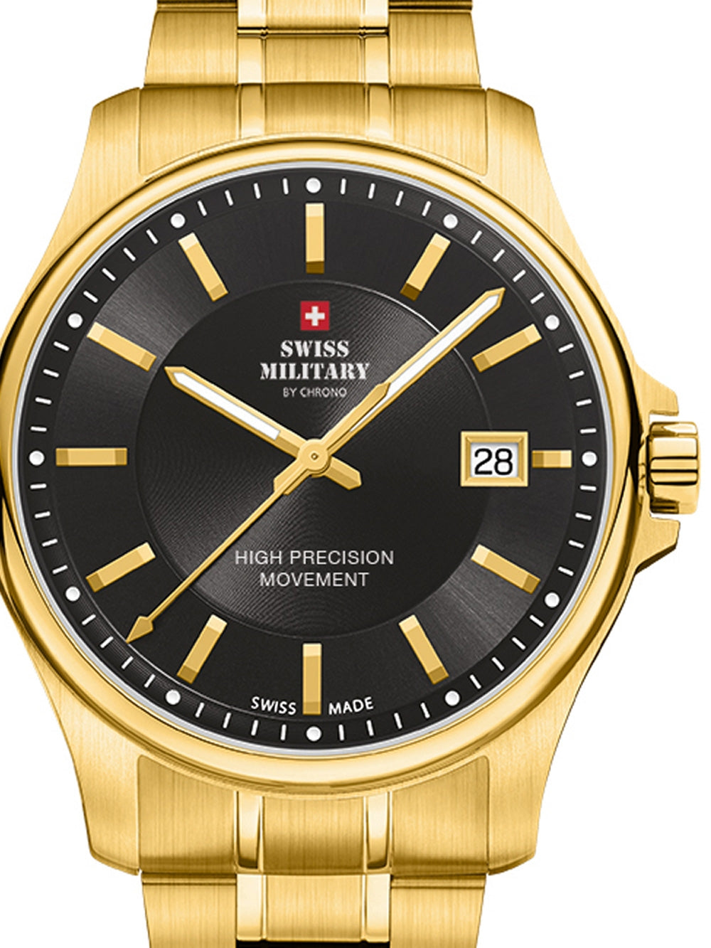 Swiss Military SM30200.08 vyriškas laikrodis 39mm 5ATM