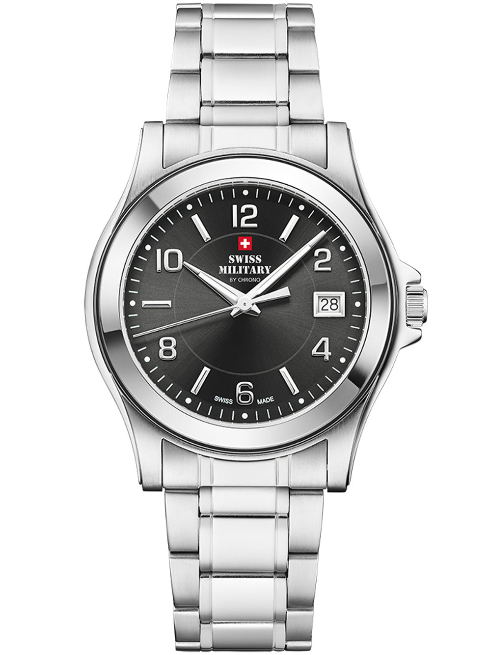 Swiss Military SM34002.21 vyriškas laikrodis 39mm 5ATM