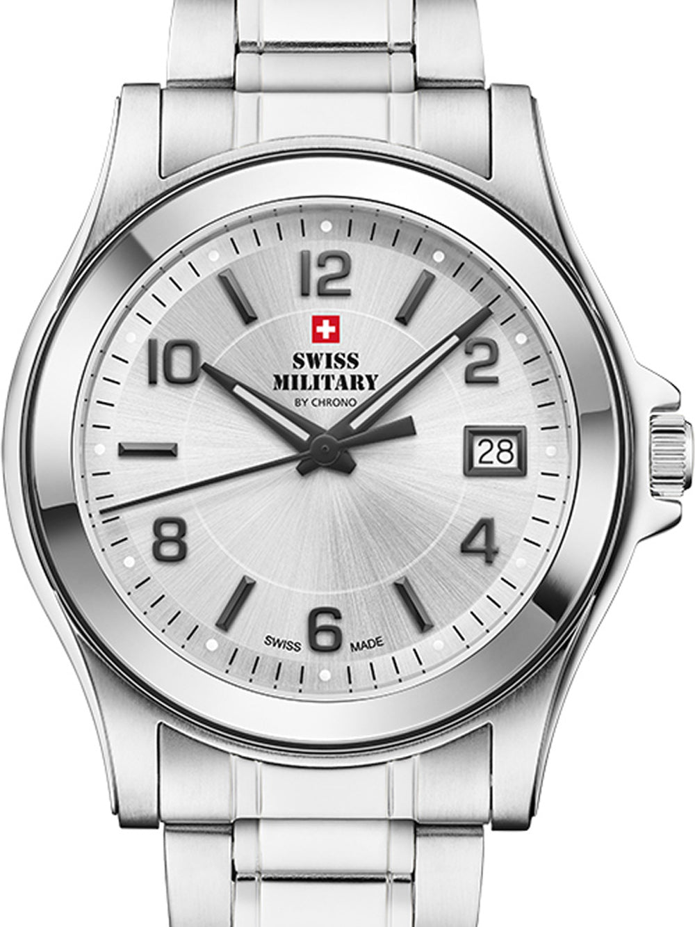 Swiss Military SM34002.22 vyriškas laikrodis 39mm 5ATM