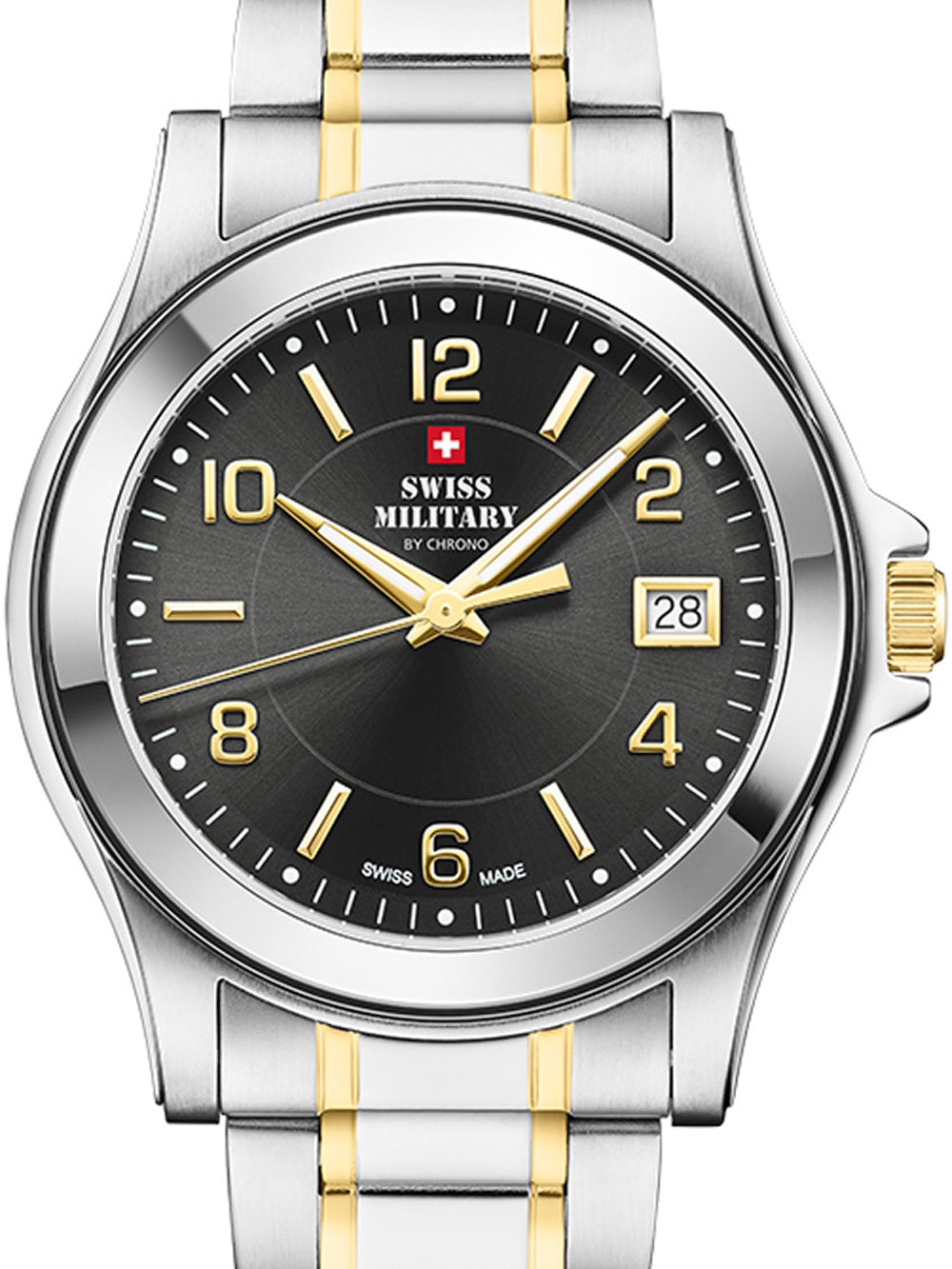 Swiss Military SM34002.25 vyriškas laikrodis 39mm 5ATM