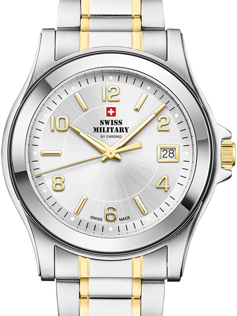 Swiss Military SM34002.26 vyriškas laikrodis 39mm 5ATM