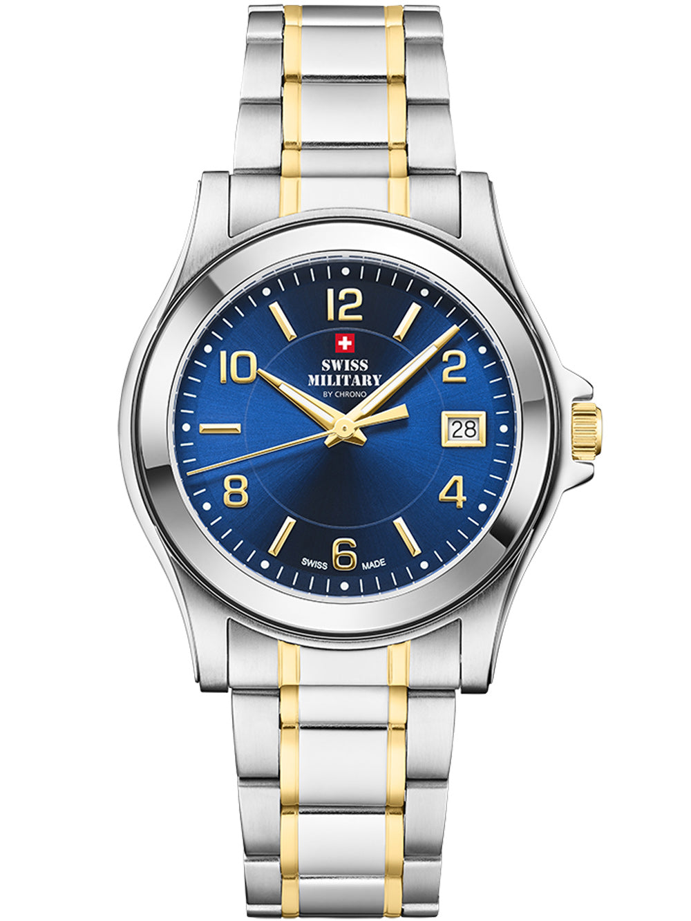Swiss Military SM34002.27 vyriškas laikrodis 39mm 5ATM