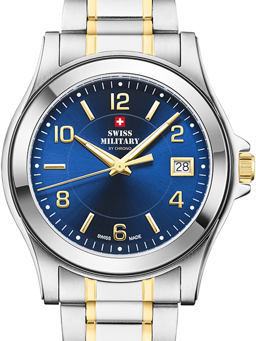 Swiss Military SM34002.27 vyriškas laikrodis 39mm 5ATM