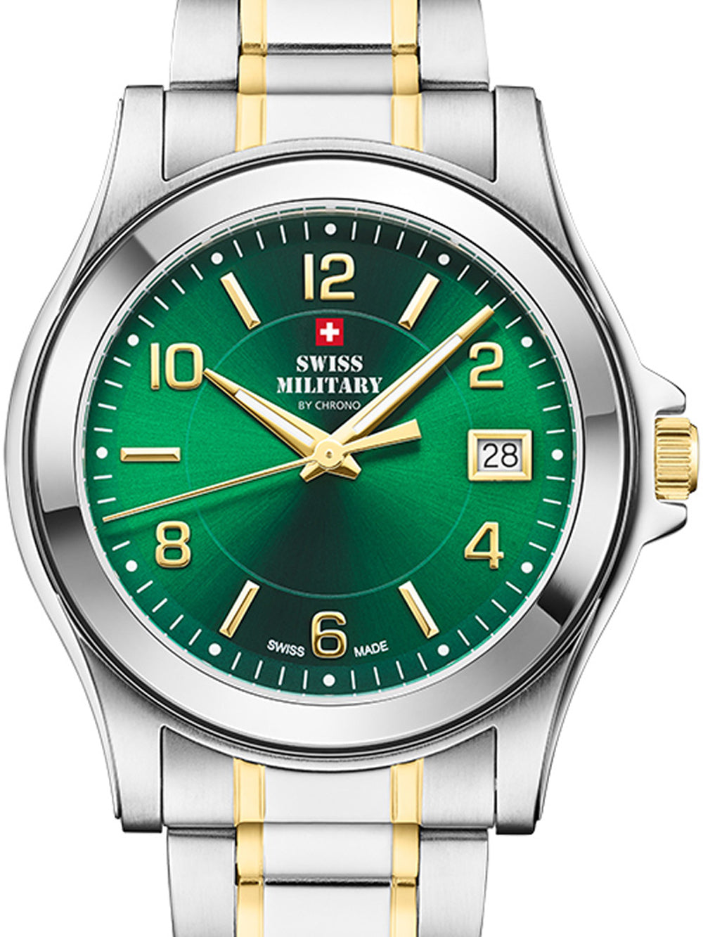 Swiss Military SM34002.28 vyriškas laikrodis 39mm 5ATM