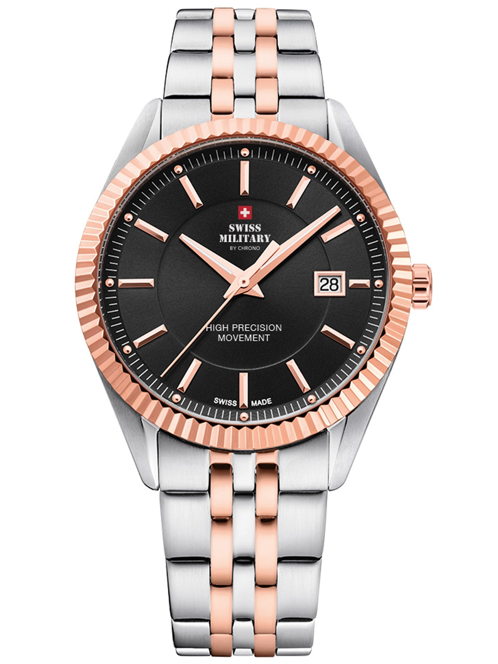 Swiss Military SM34065.06 vyriškas laikrodis 40mm 5ATM