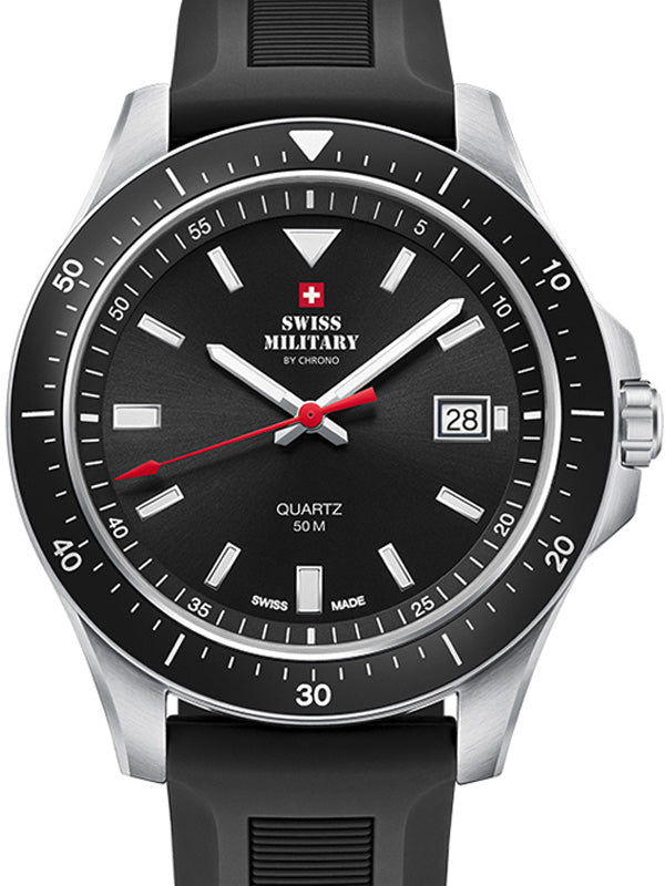 Swiss Military SM34082.07 vyriškas laikrodis quartz 42 mm 5ATM