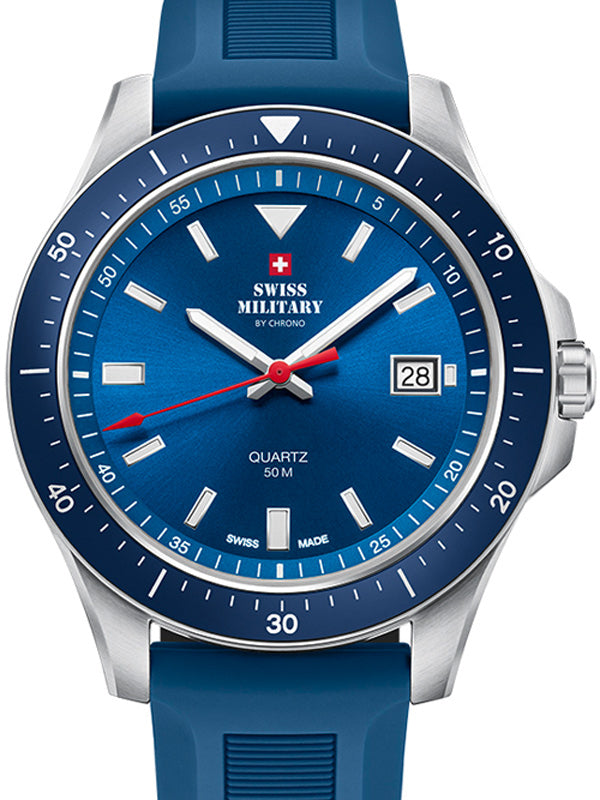 Swiss Military SM34082.08 vyriškas laikrodis quartz 42 mm 5ATM