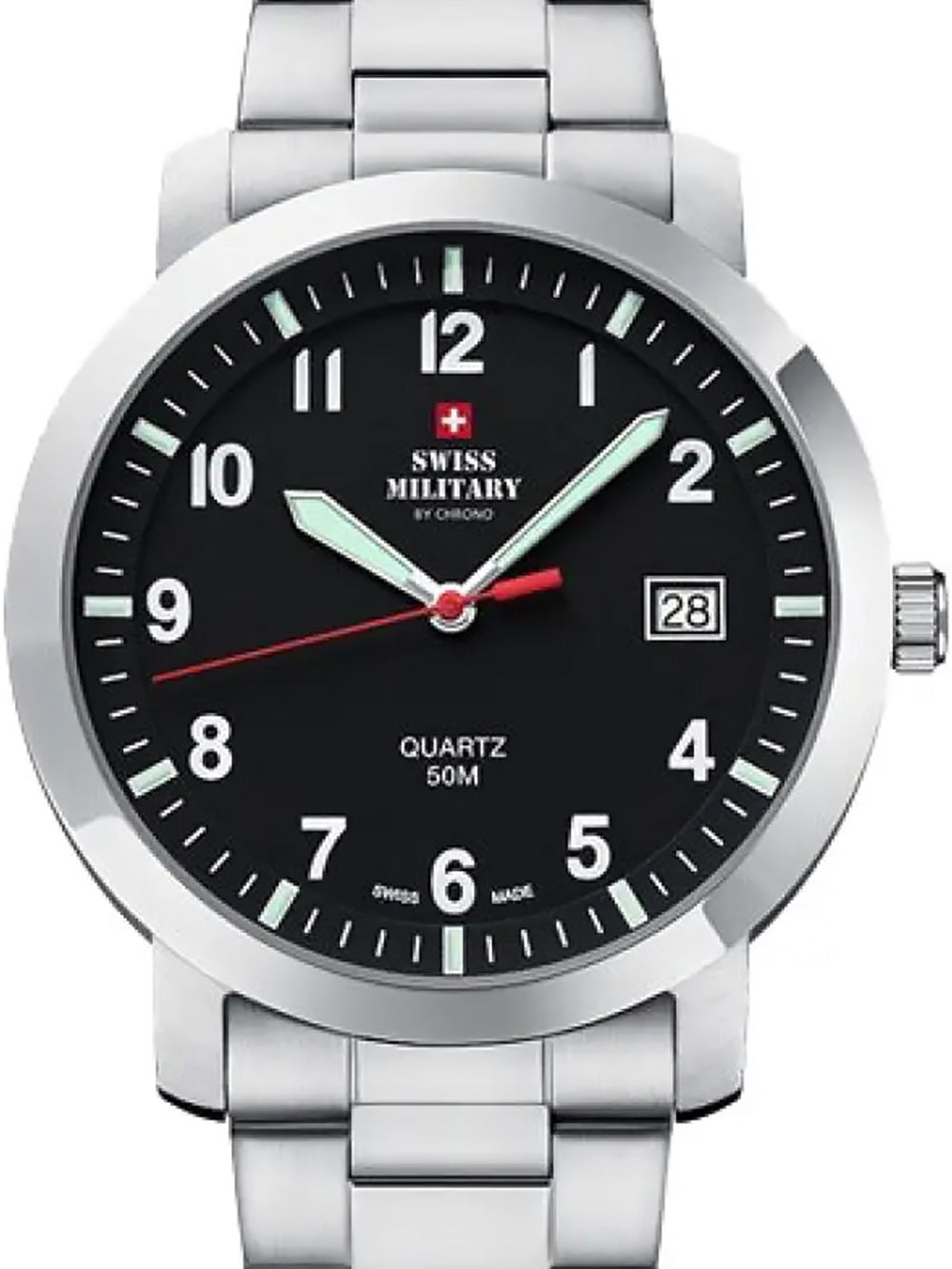 Swiss Military SM34083.07 vyriškas laikrodis 40mm 5ATM