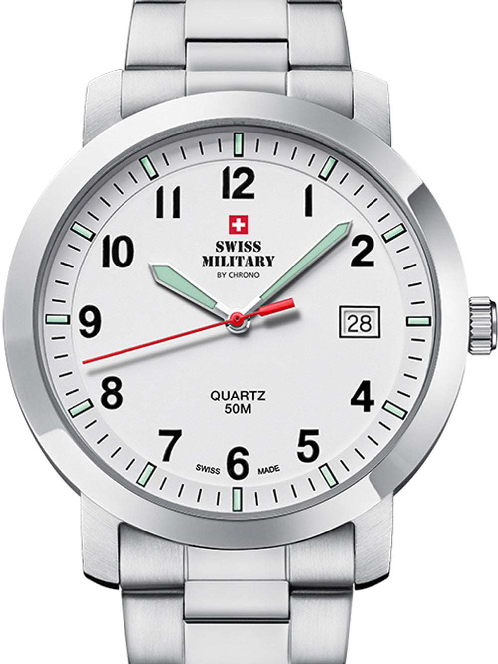 Swiss Military SM34083.08 vyriškas laikrodis 40mm 5ATM