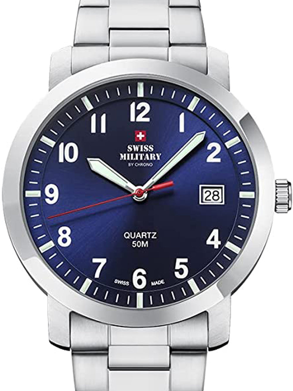 Swiss Military SM34083.09 vyriškas laikrodis 40mm 5ATM