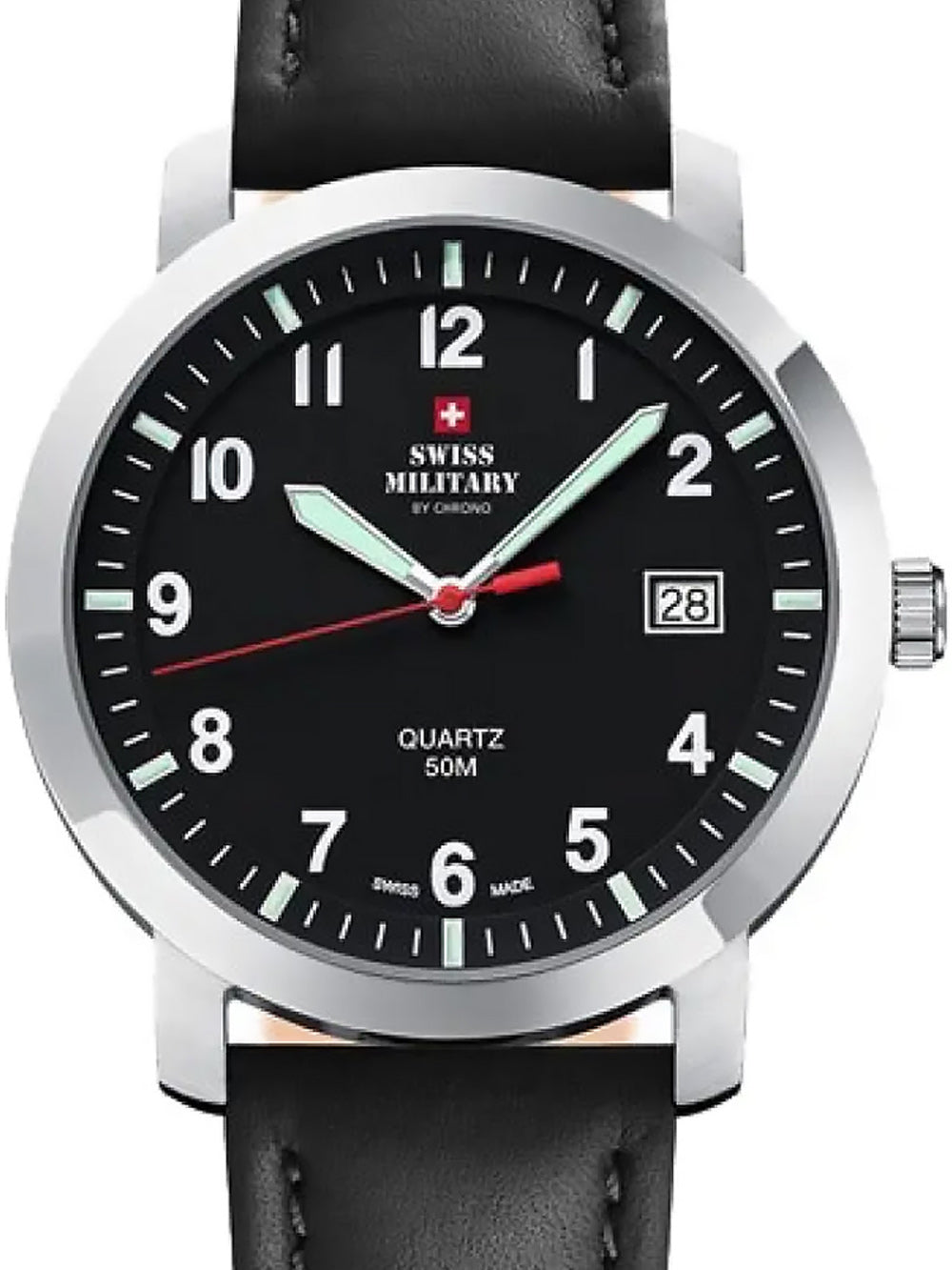 Swiss Military SM34083.10 vyriškas laikrodis 40mm 5ATM