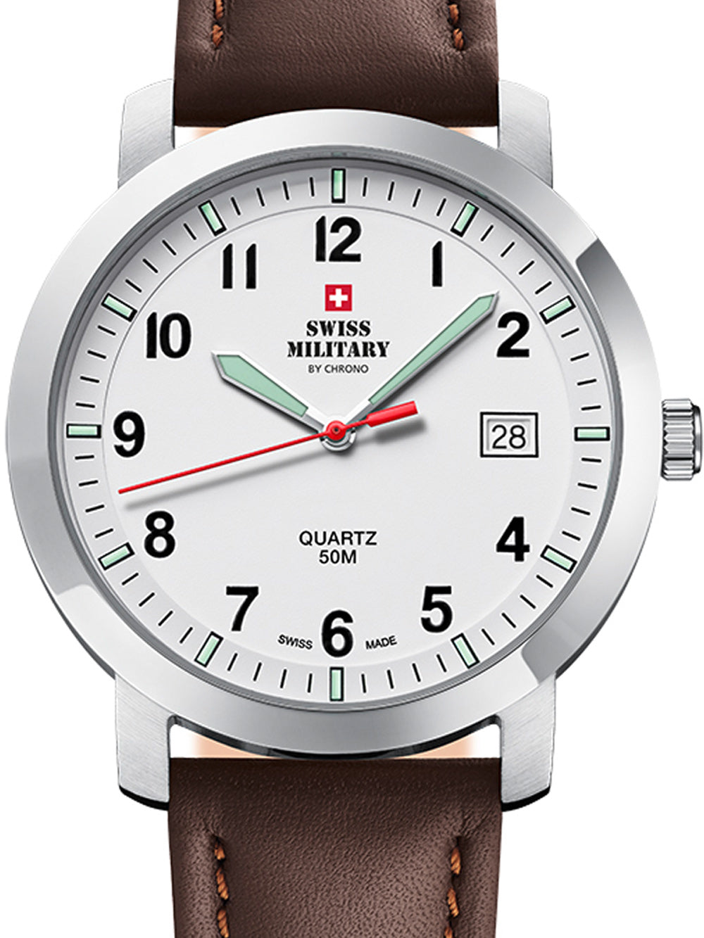 Swiss Military SM34083.11 vyriškas laikrodis 40mm 5ATM