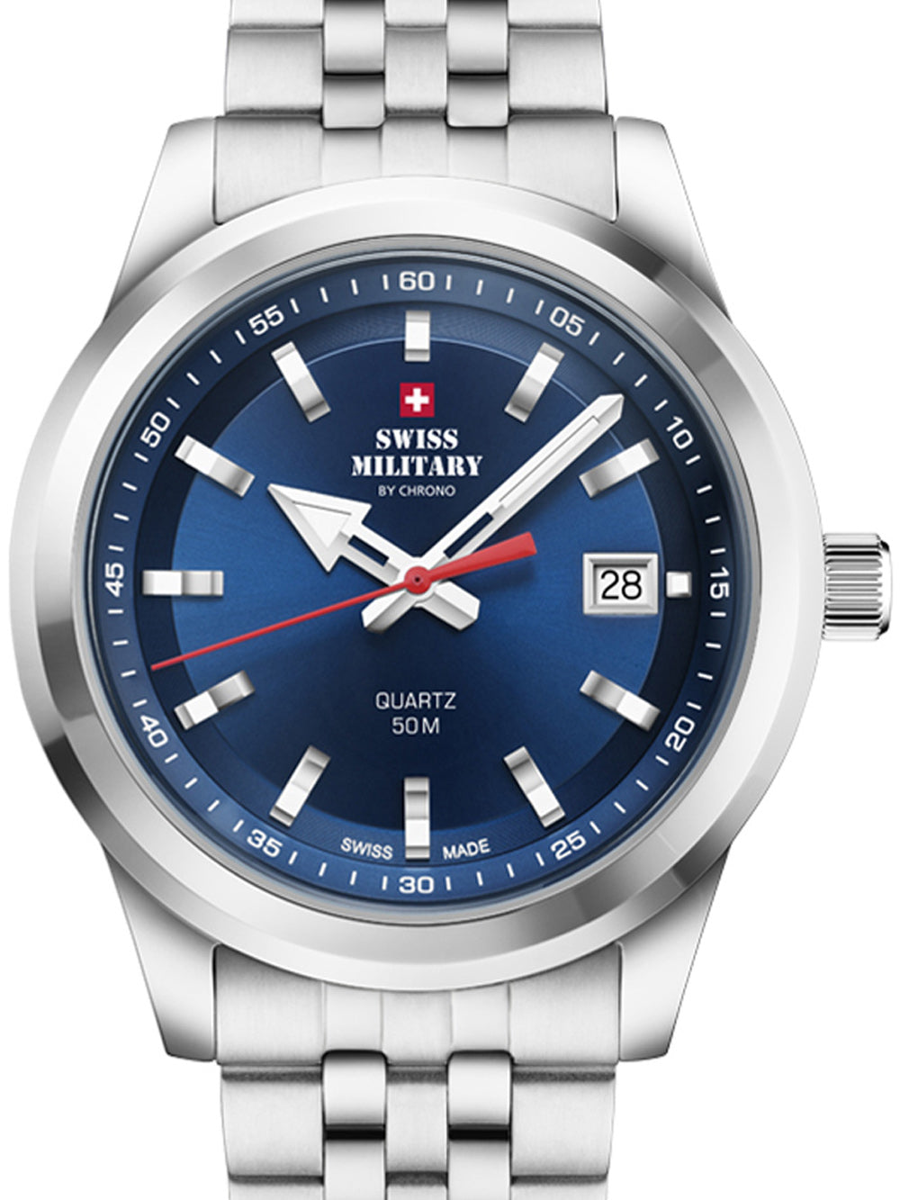 Swiss Military SM34094.03 vyriškas laikrodis 41mm 5ATM