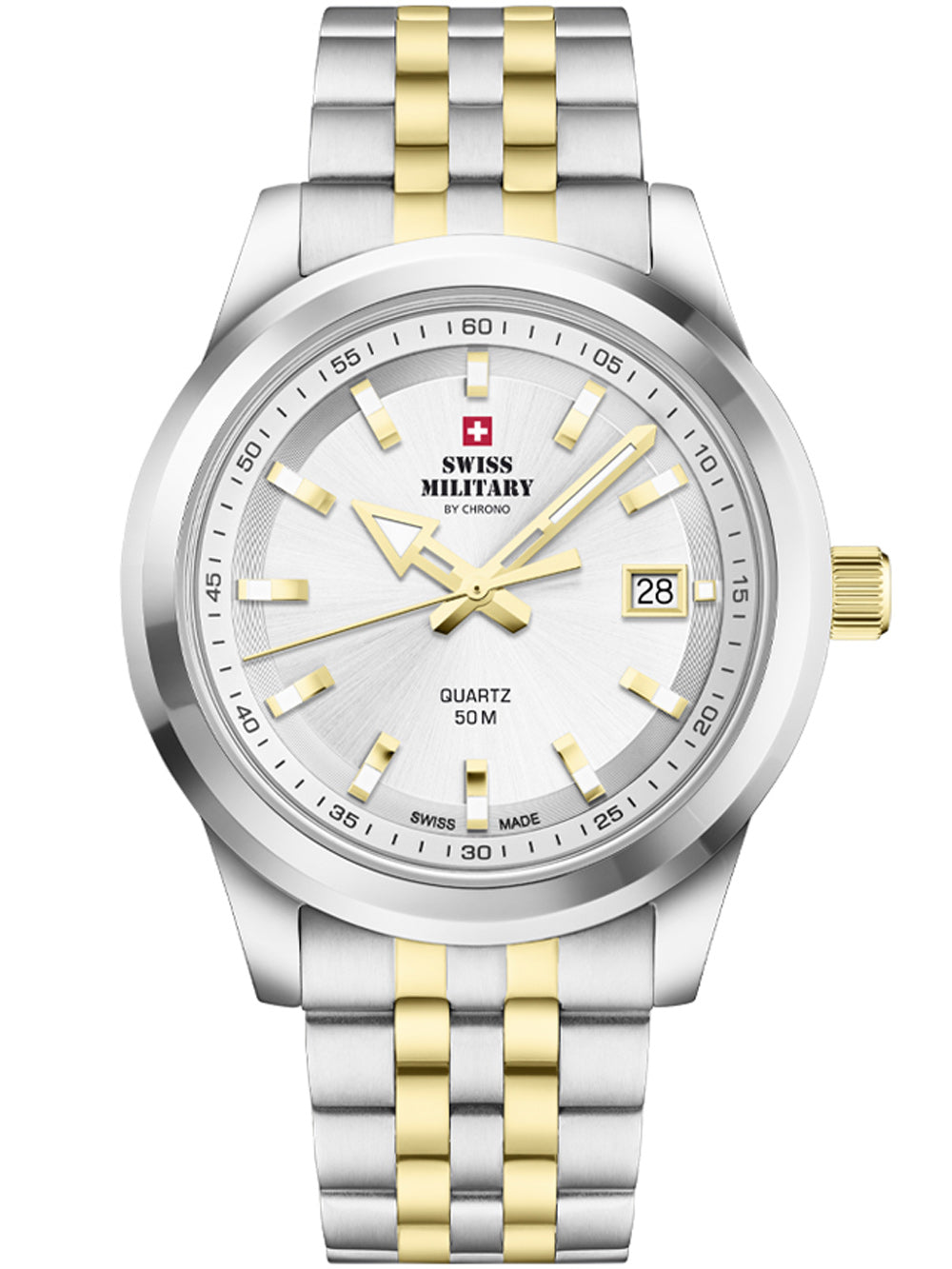 Swiss Military SM34094.04 vyriškas laikrodis 41mm 5ATM