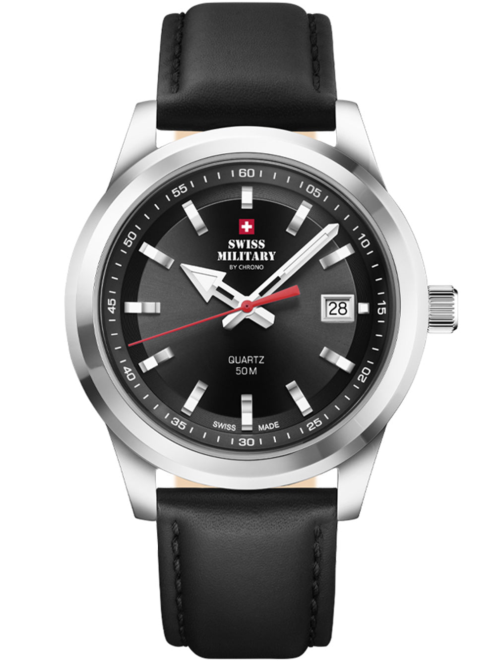 Swiss Military SM34094.05 vyriškas laikrodis 41mm 5ATM