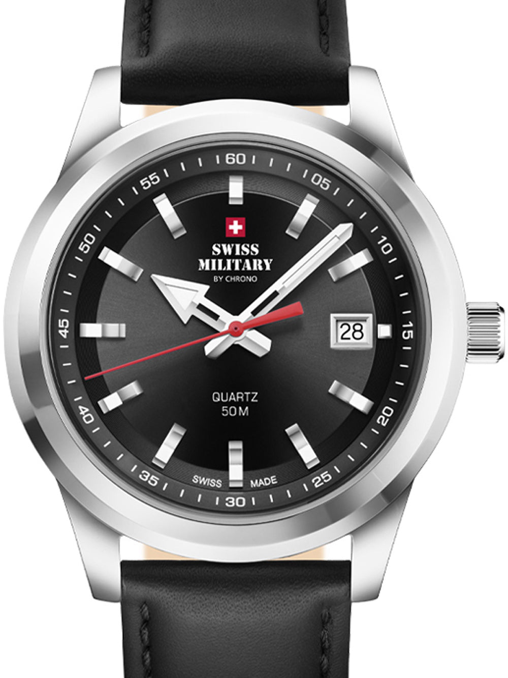 Swiss Military SM34094.05 vyriškas laikrodis 41mm 5ATM