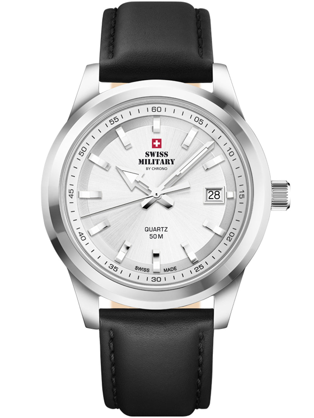 Swiss Military SM34094.06 vyriškas laikrodis 41mm 5ATM