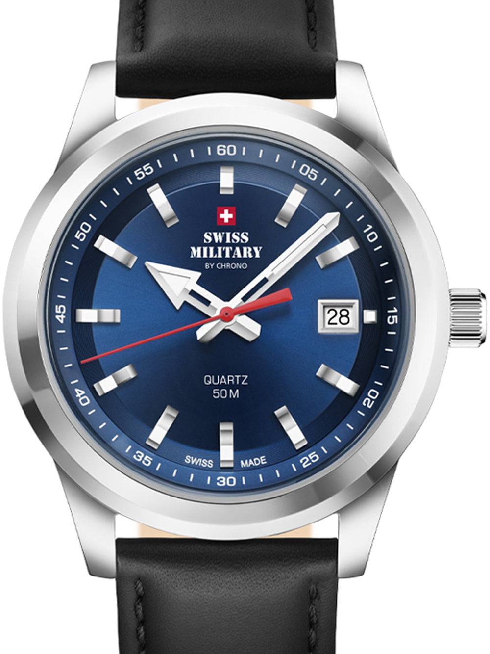 Swiss Military SM34094.07 vyriškas laikrodis 41mm 5ATM