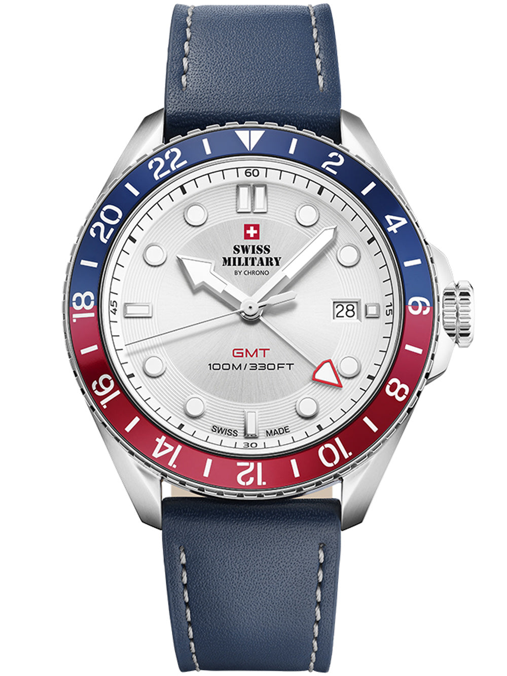 Swiss Military SM34095.05 vyriškas laikrodis 43mm 10ATM