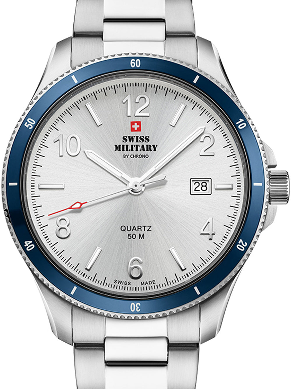 Swiss Military SM34096.02 vyriškas laikrodis 42mm 5ATM