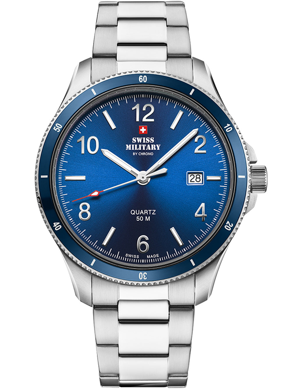Swiss Military SM34096.03 vyriškas laikrodis 42mm 5ATM