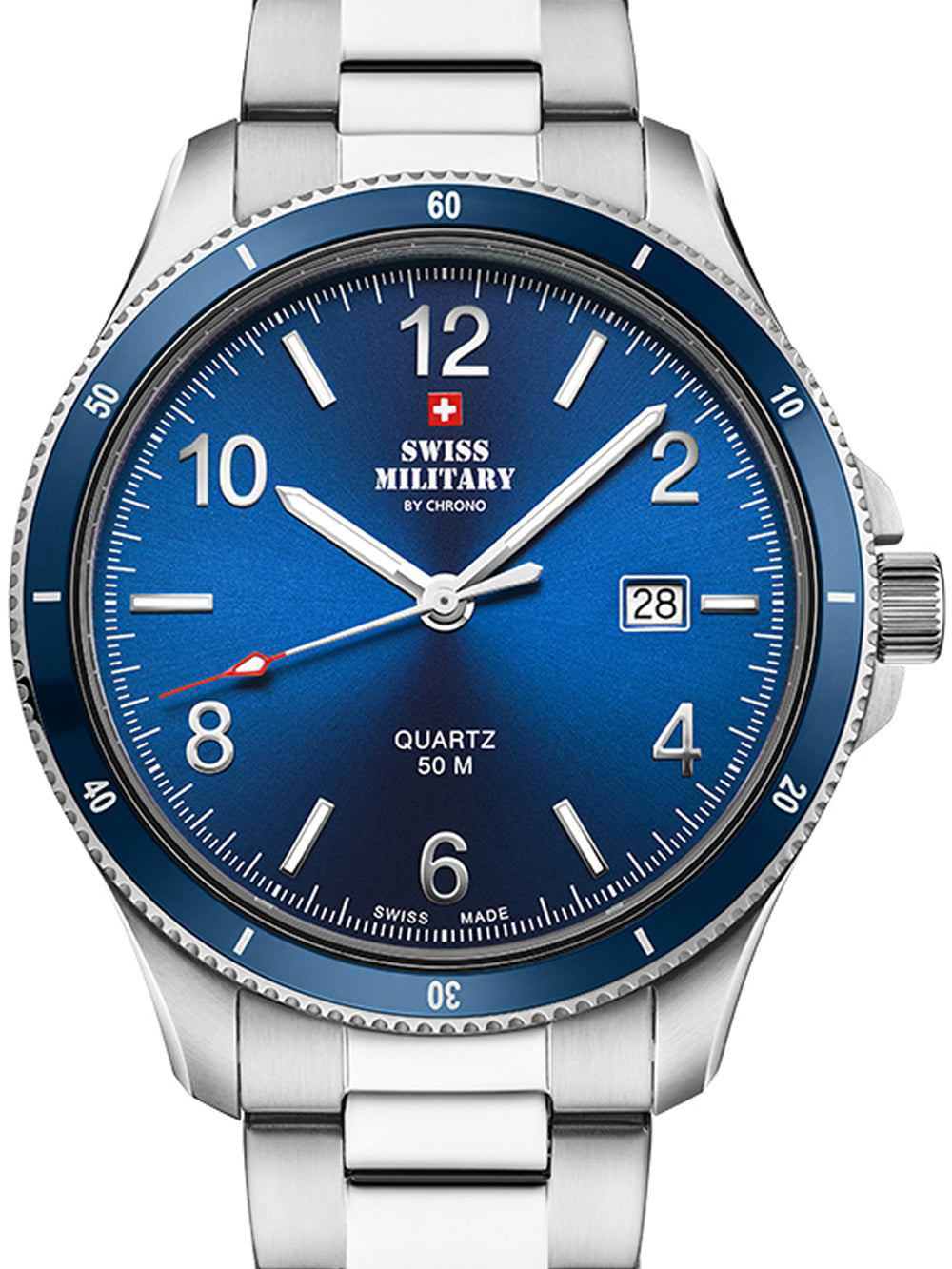 Swiss Military SM34096.03 vyriškas laikrodis 42mm 5ATM