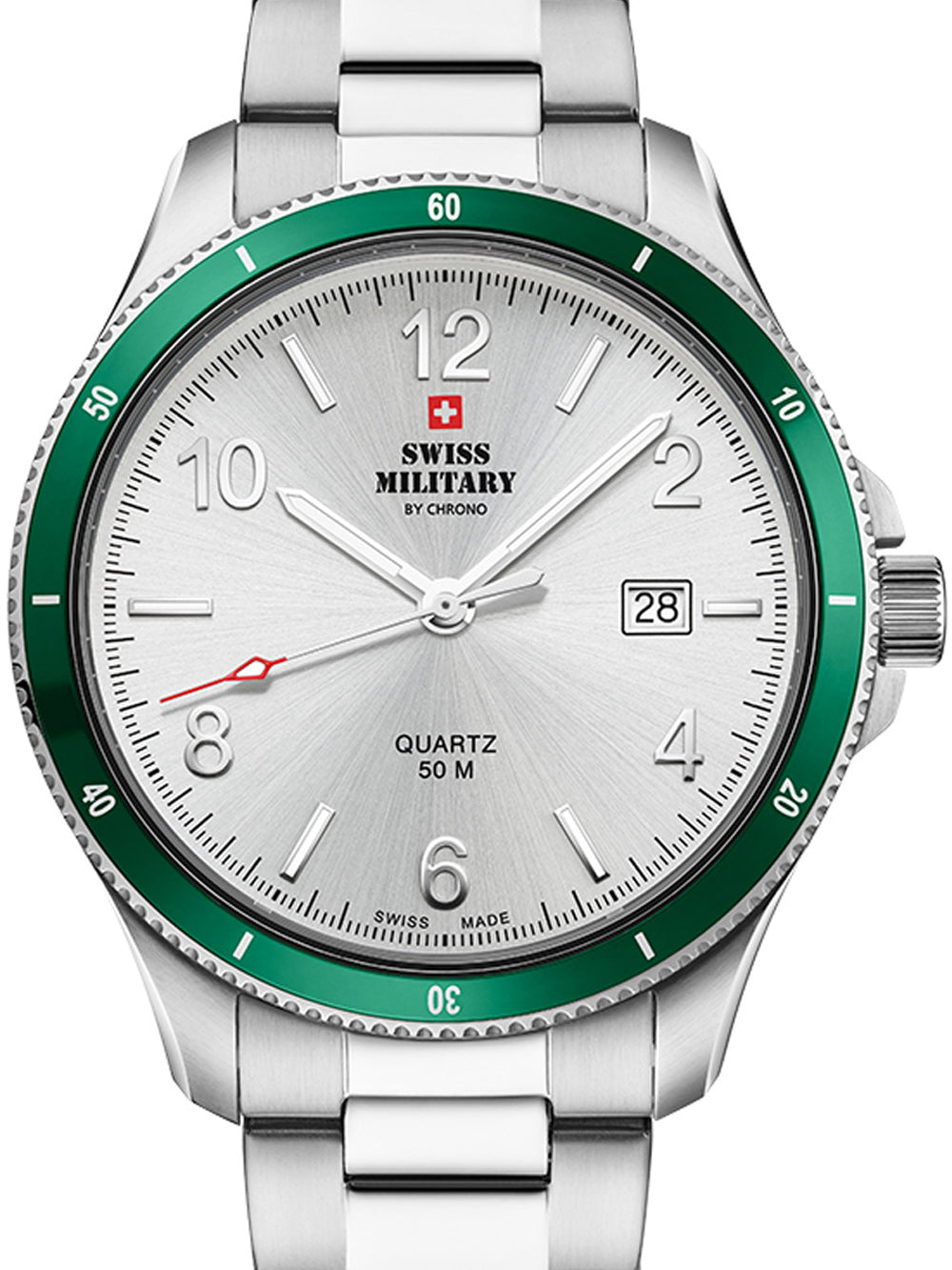 Swiss Military SM34096.04 vyriškas laikrodis 42mm 5ATM
