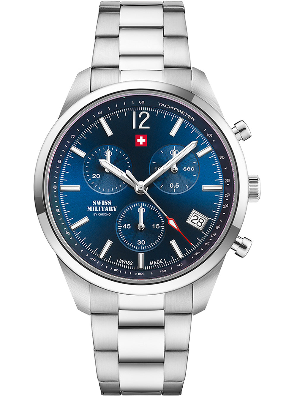 Swiss Military SM34097.03 Chronograph vyriškas laikrodis 42mm 5ATM