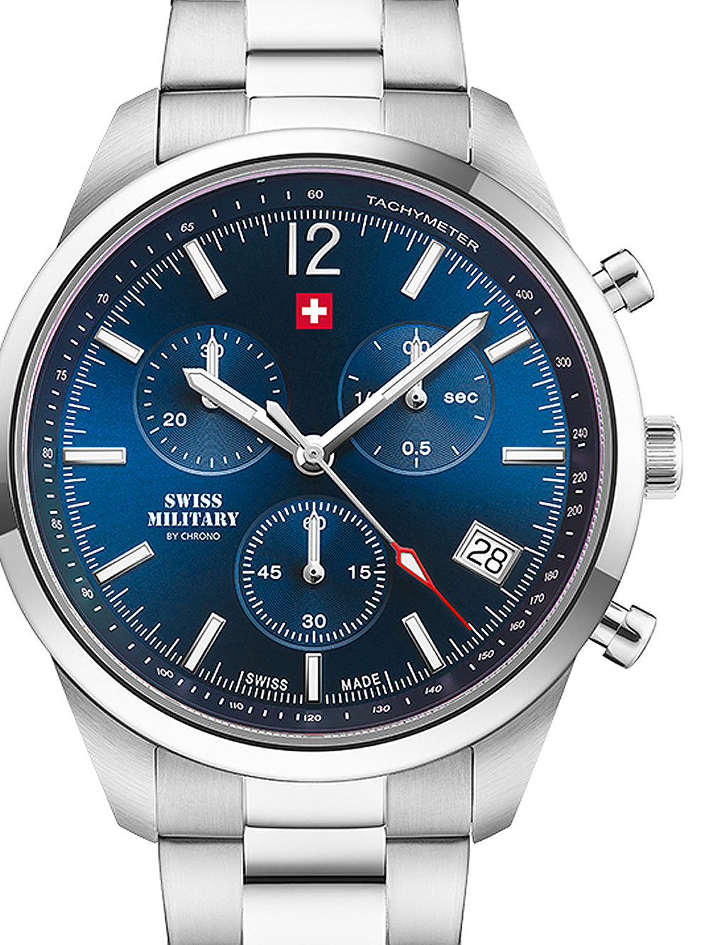 Swiss Military SM34097.03 Chronograph vyriškas laikrodis 42mm 5ATM