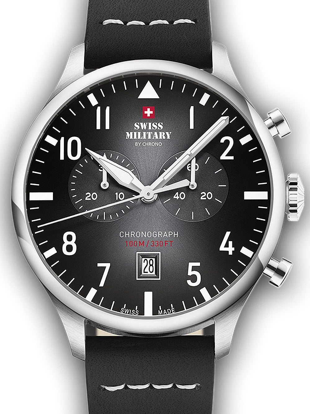 Swiss Military SM34098.05 Vintage Chronograph vyriškas laikrodis 43mm 10ATM