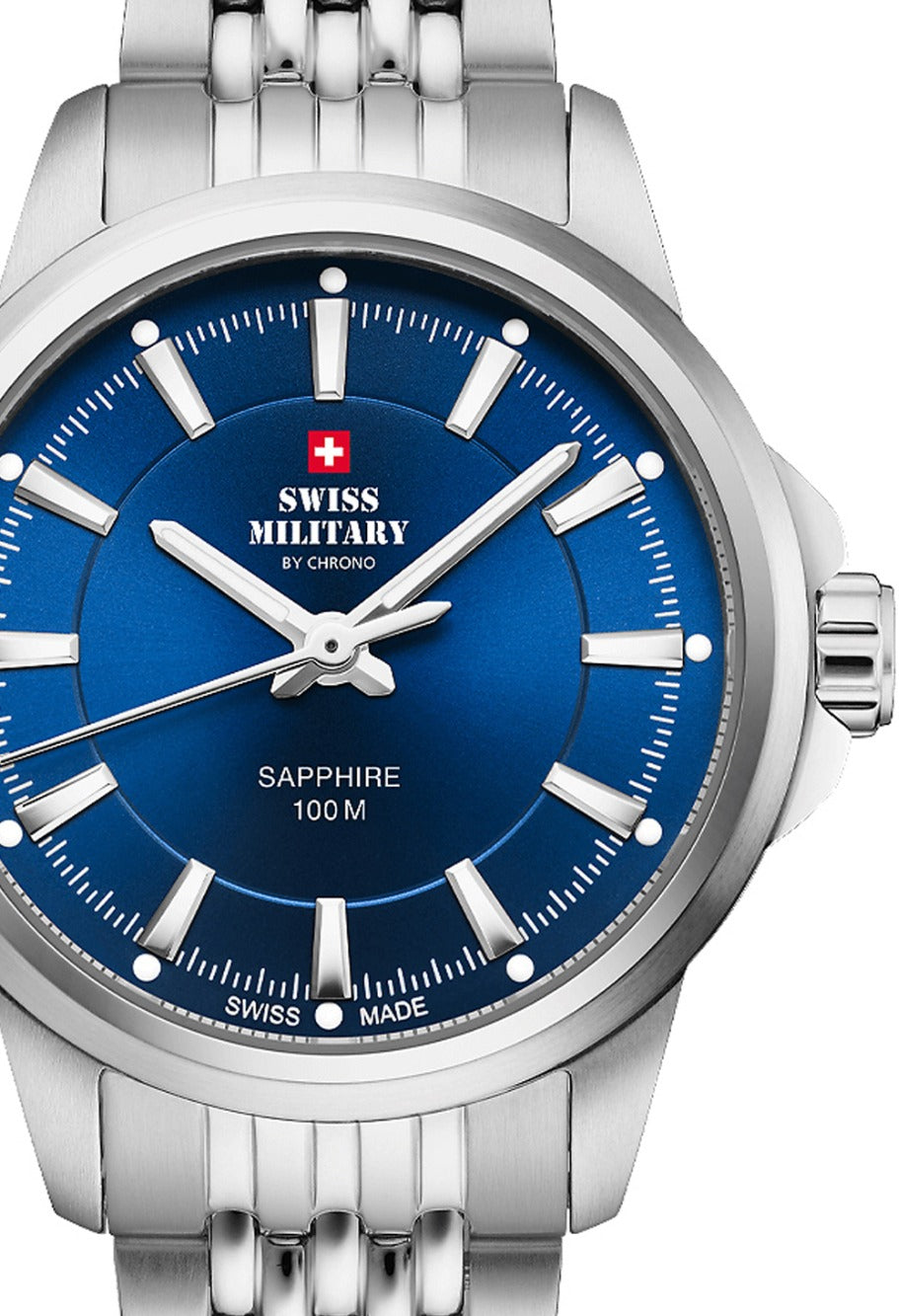 Swiss Military SM34105.03 moteriškas laikrodis Classic Sapphire Glas 28mm 10ATM