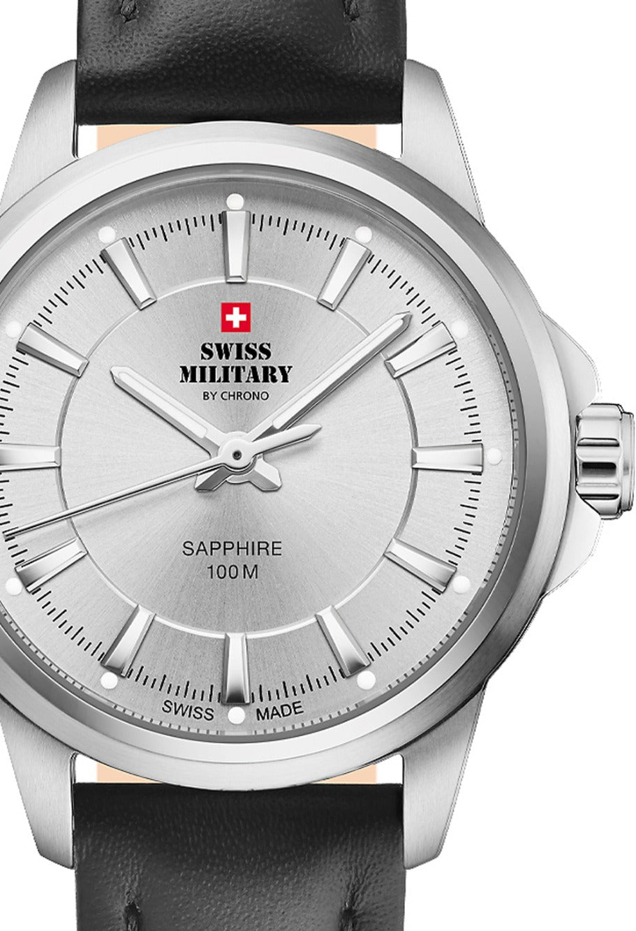 Swiss Military SM34105.09 moteriškas laikrodis Classic Sapphire Glas 28mm 10ATM