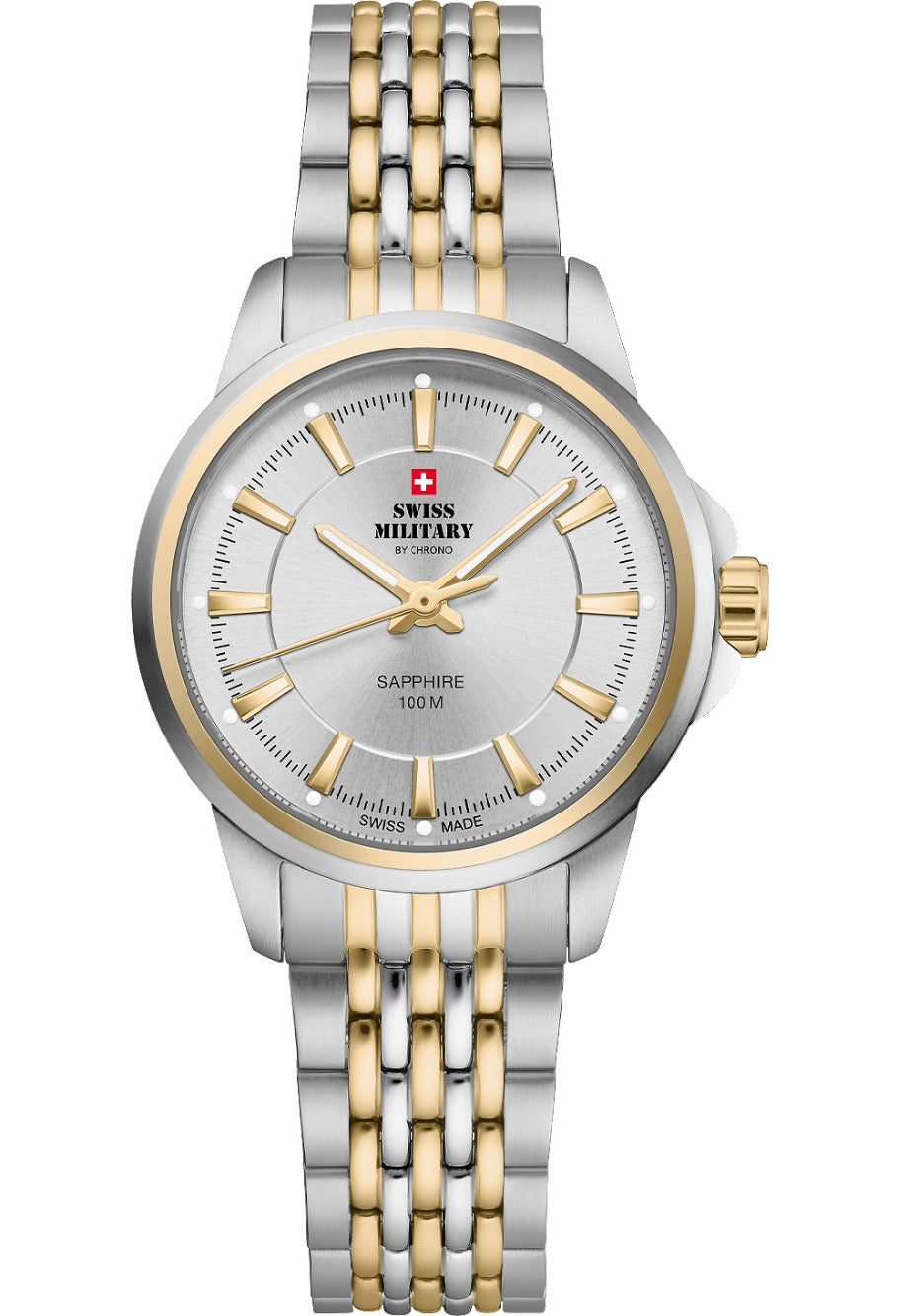 Swiss Military SM34105.04 moteriškas laikrodis Classic Sapphire Glas 28mm 10ATM